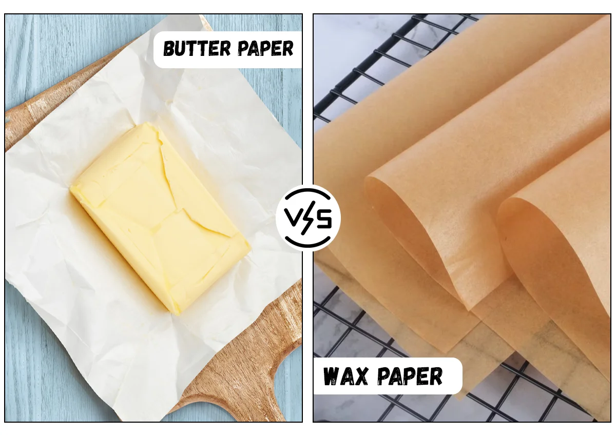 butter paper vs wax paper