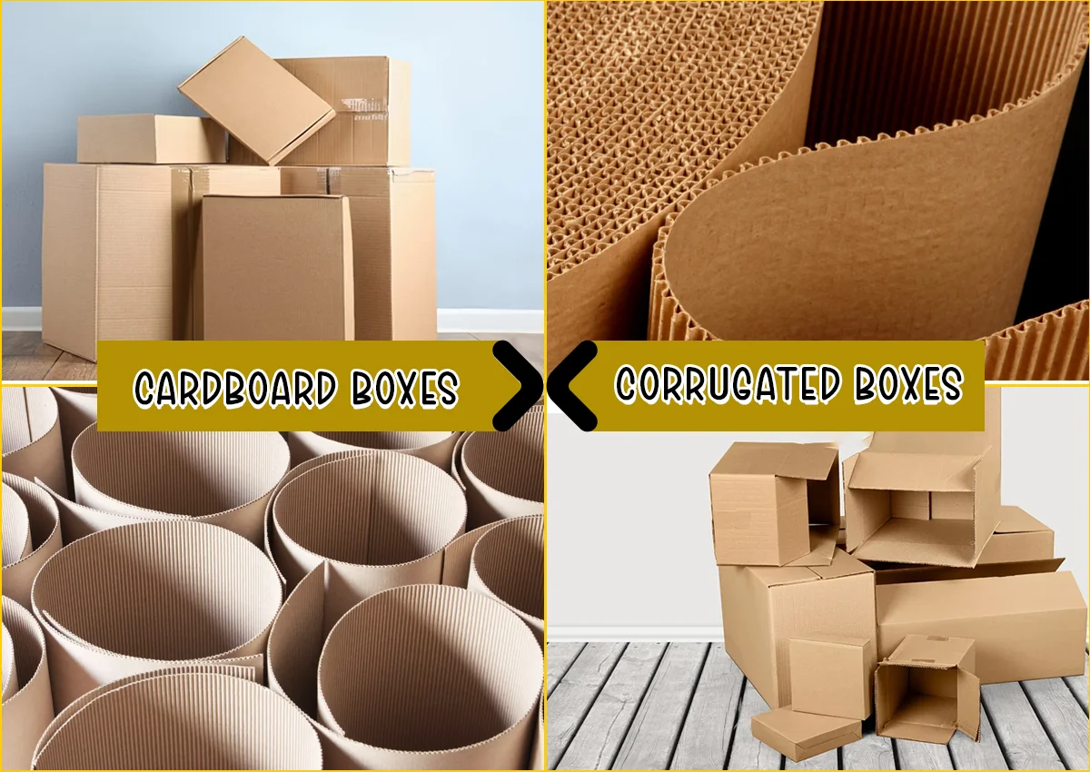 cardboard box vs corrugated box