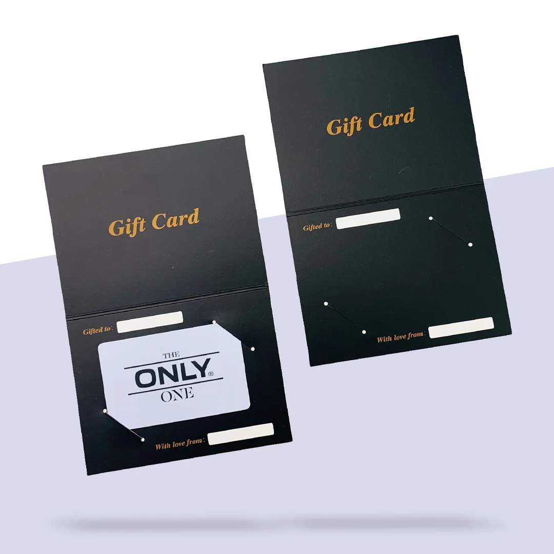 custom gift card sleeve