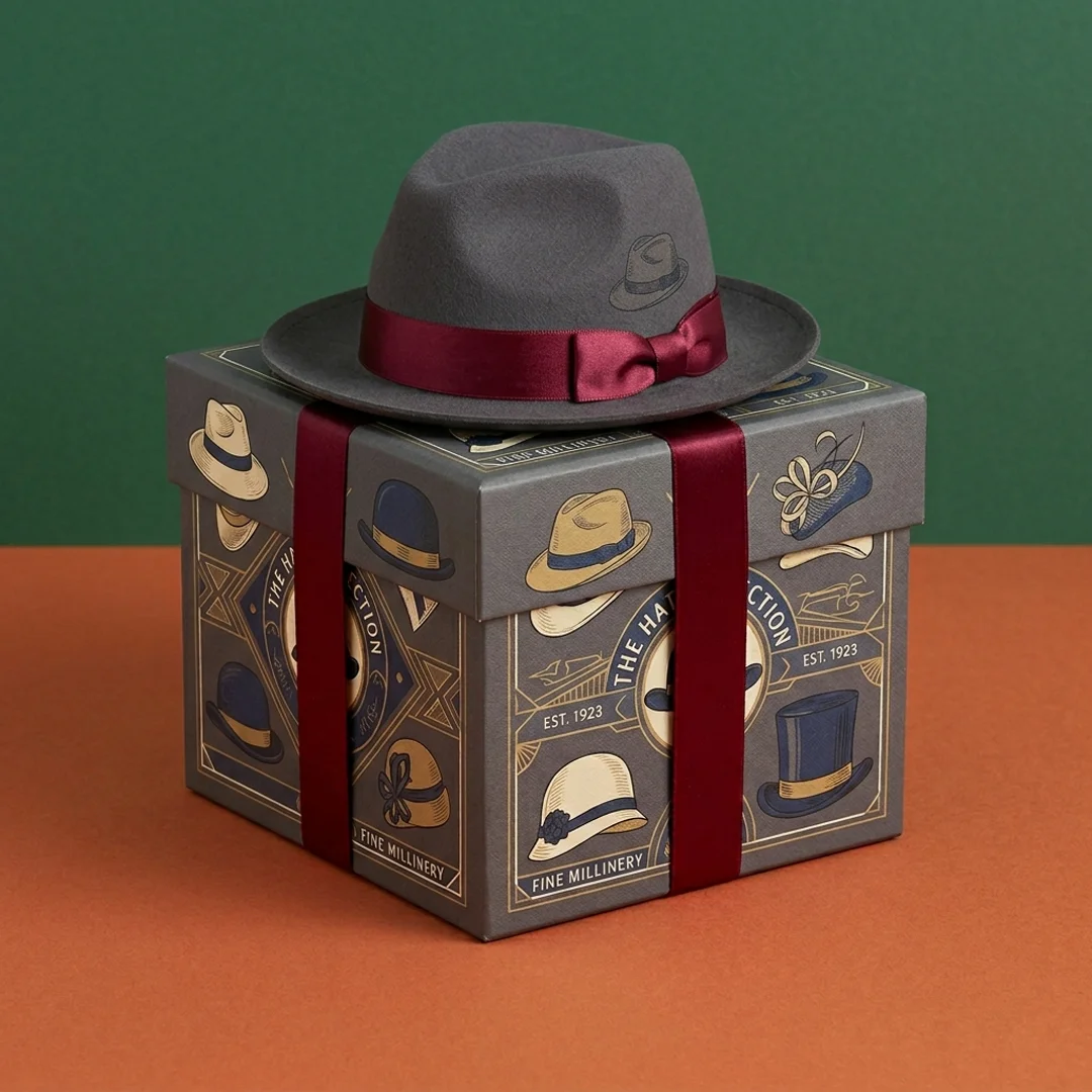 custom hat gift boxes