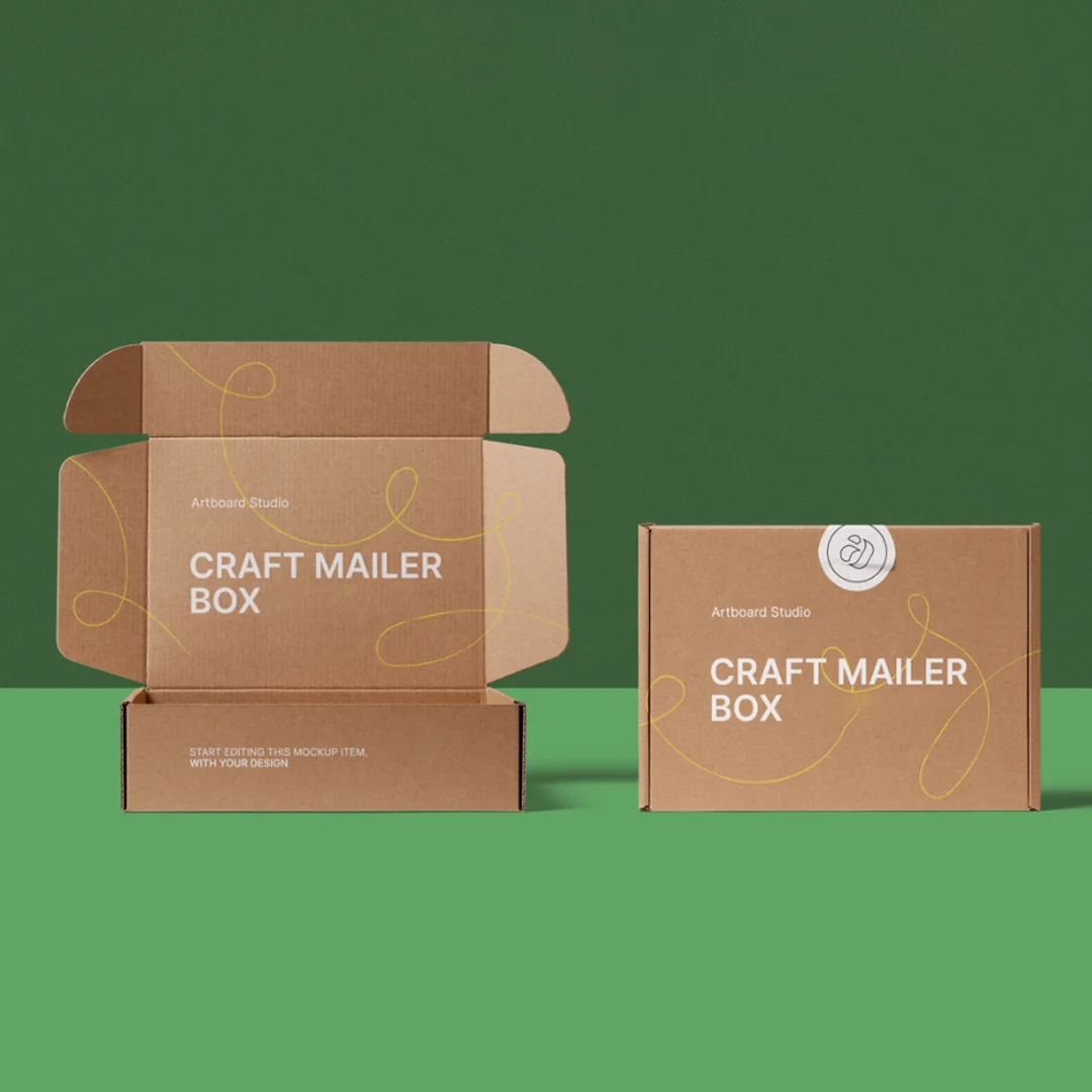custom kraft mailer boxes
