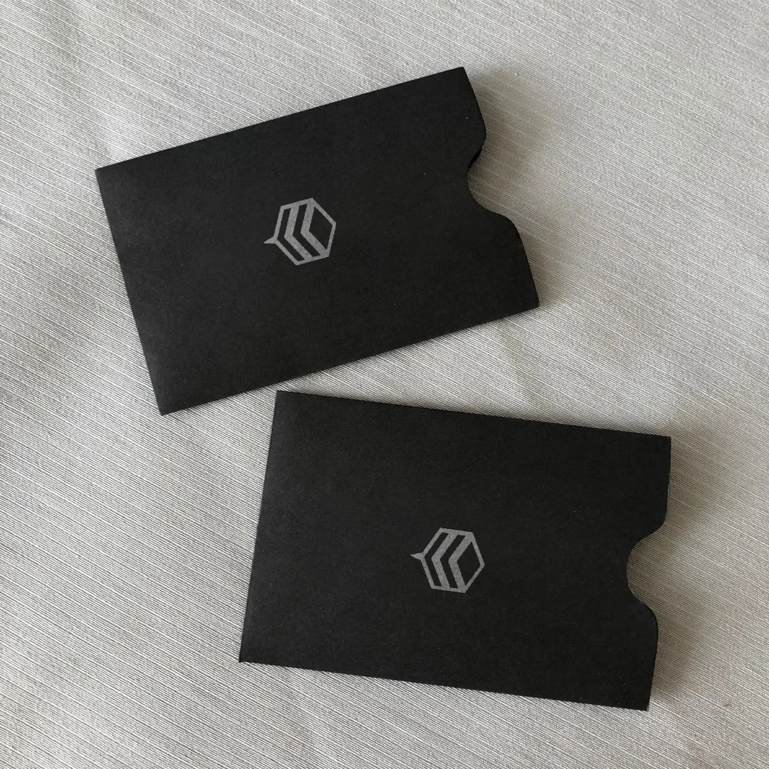 gift card sleeve box
