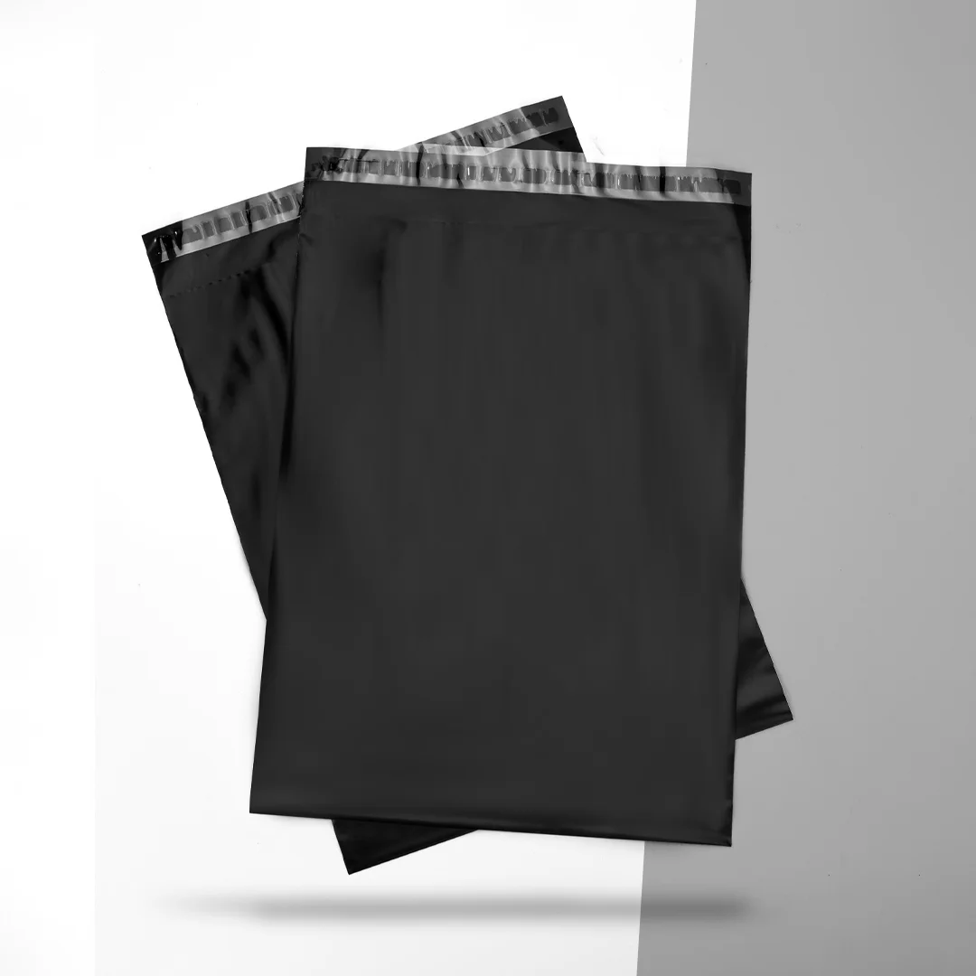 printed black poly mailers​