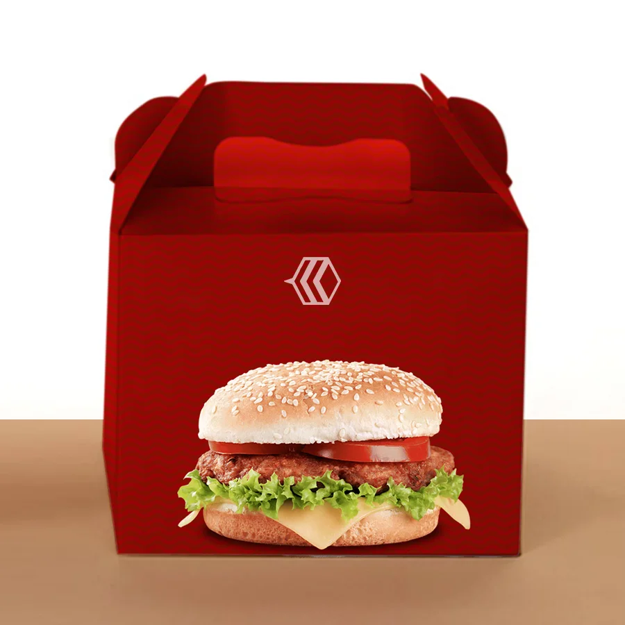 printed hamburger boxes