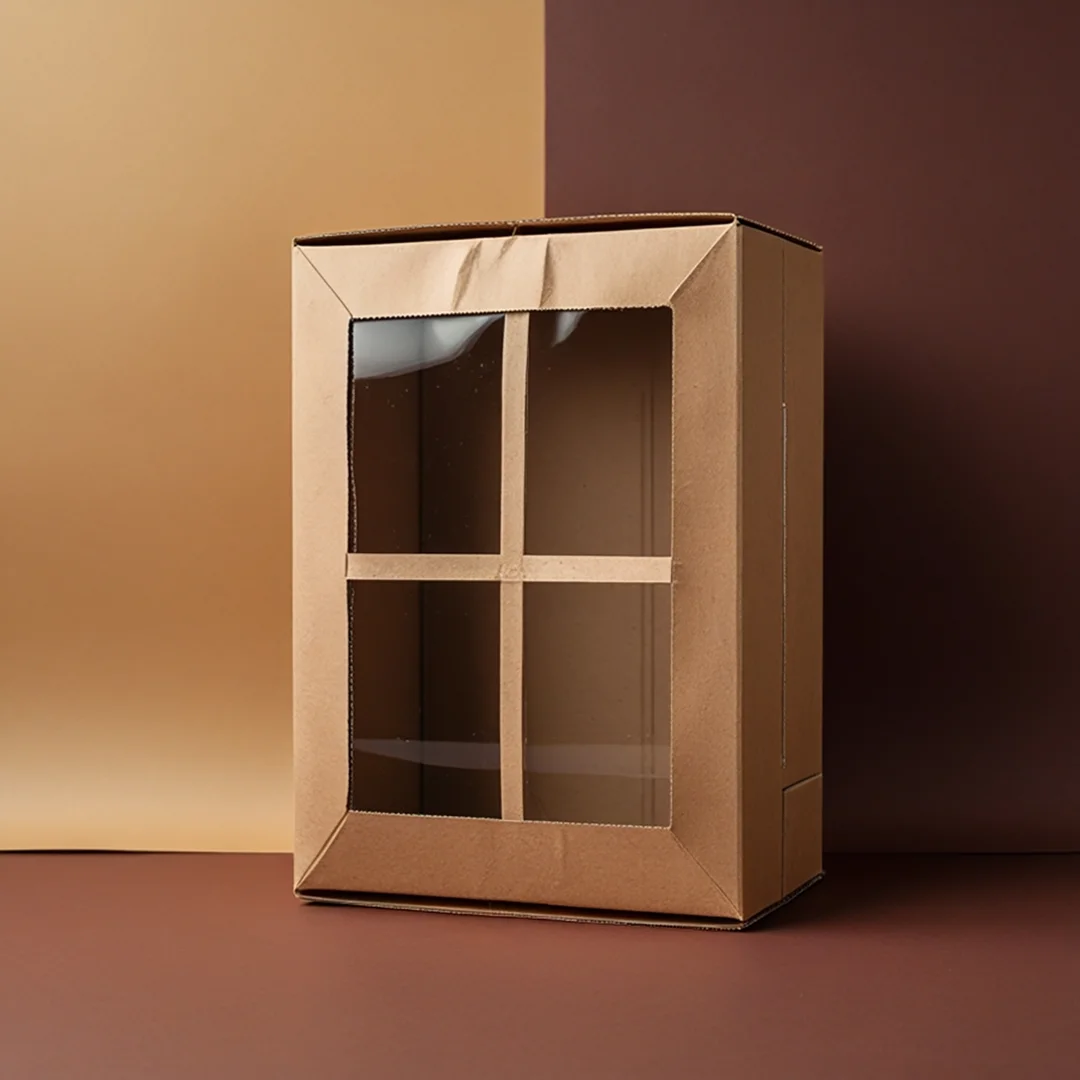 custom Kraft Window Boxes