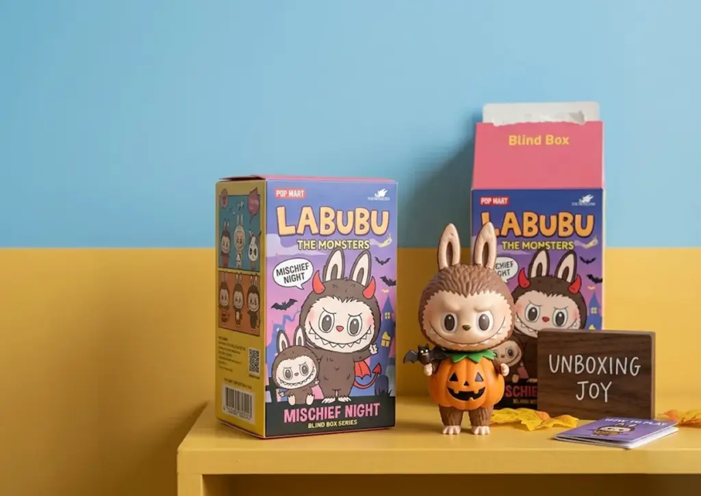 custom labubu box template