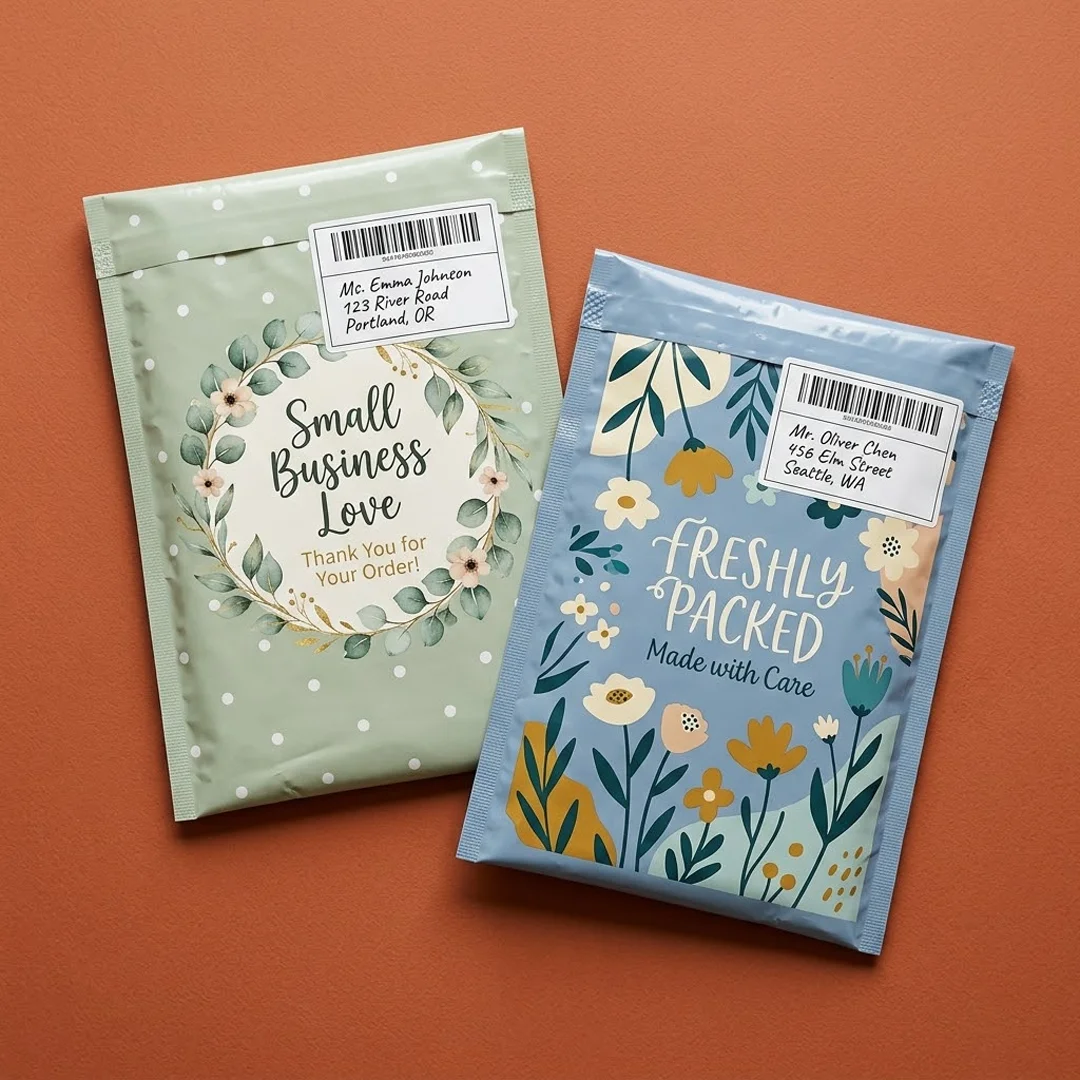 custom poly bubble mailers