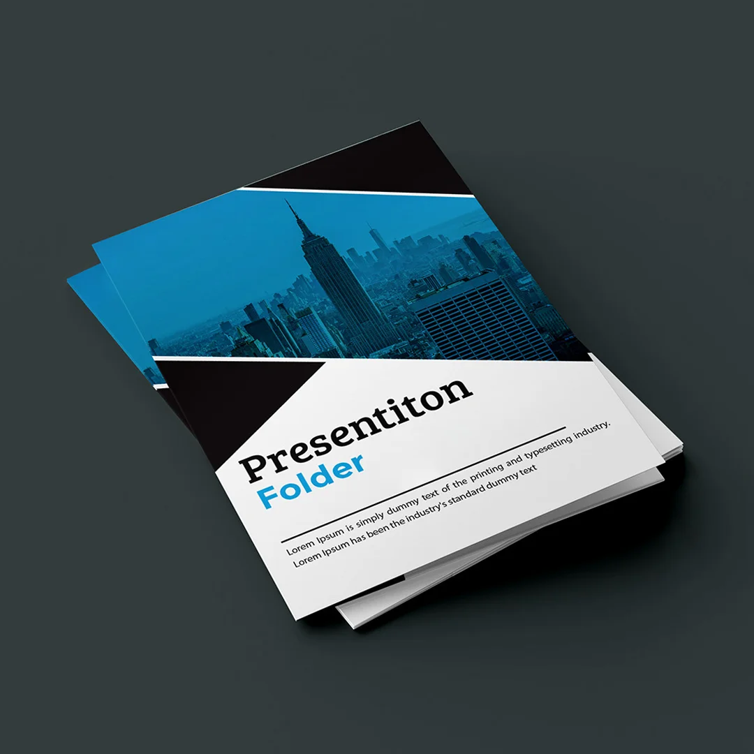 Custom Printed Presentation Folders