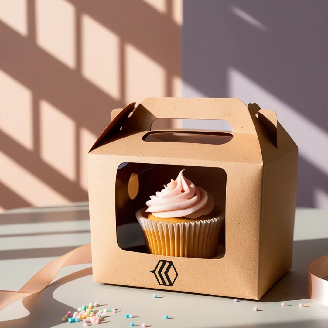 custom kraft cupcake boxes