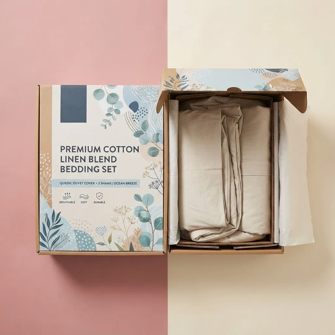 custom bedding packaging