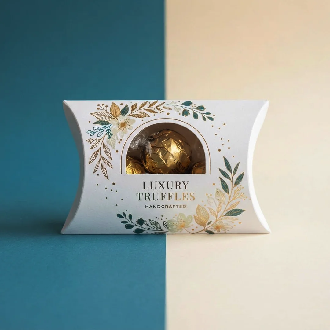 custom pillow box with window