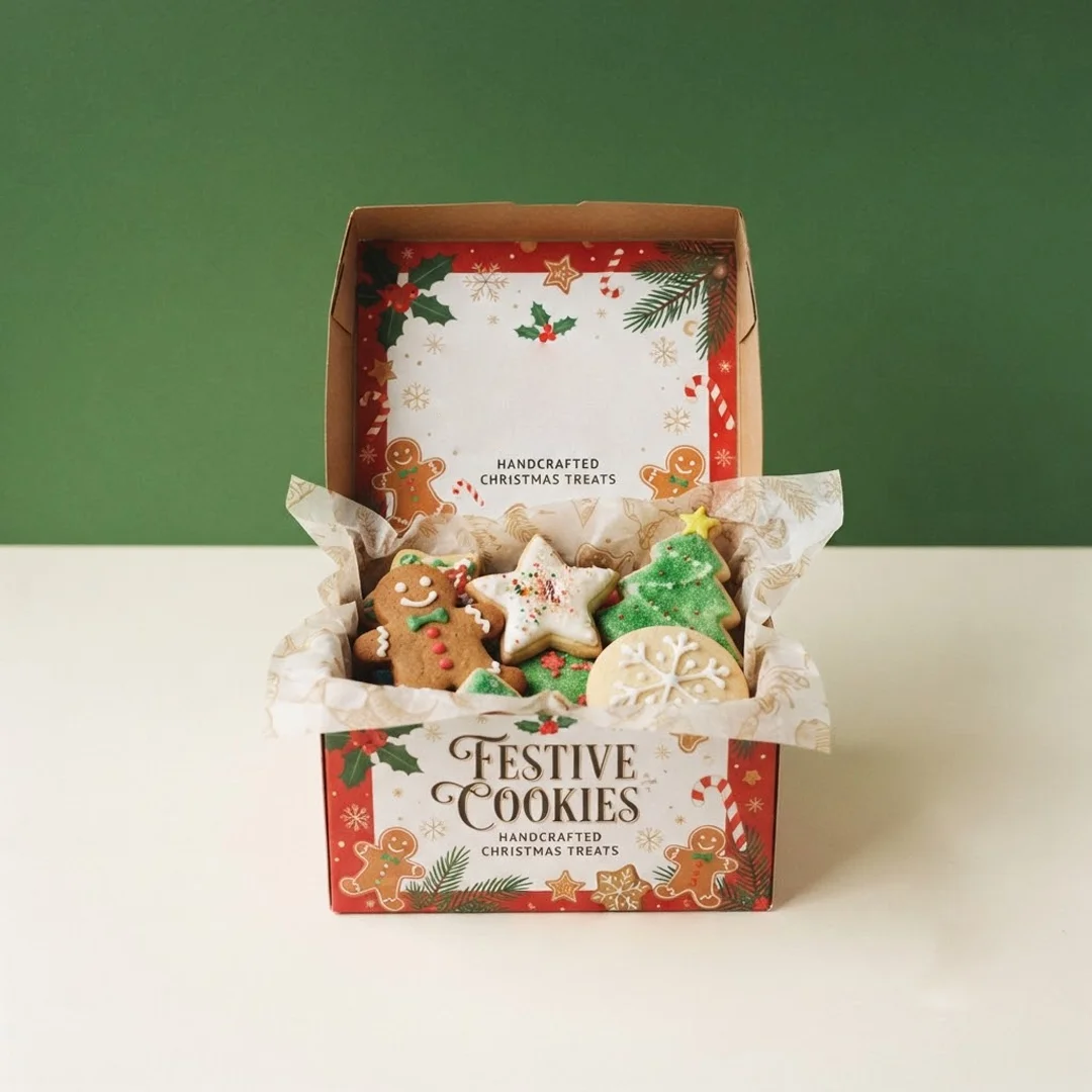 custom christmas cookie boxes