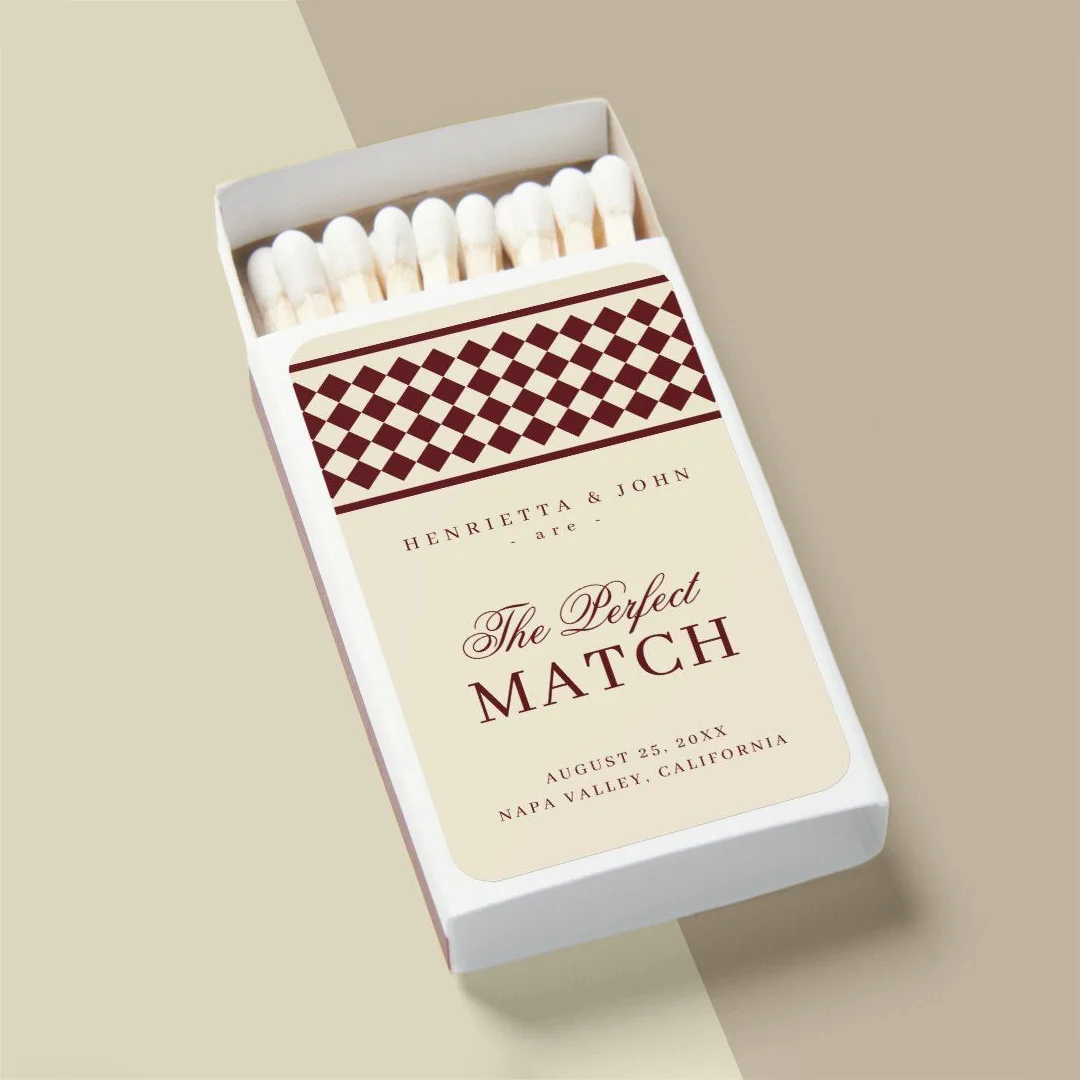 custom printed match boxes