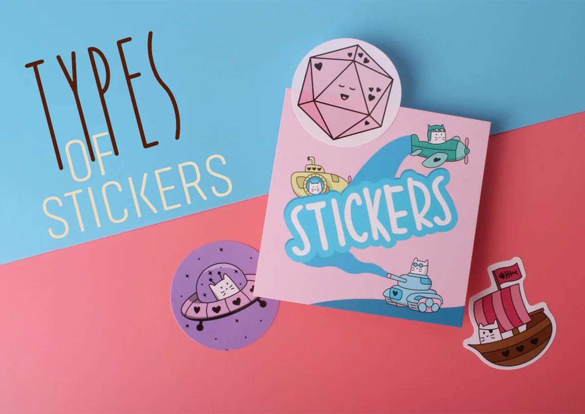 types of stickers
