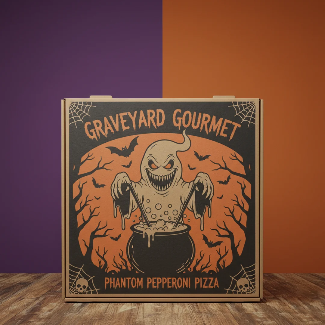CUSTOM halloween Pizza boxes