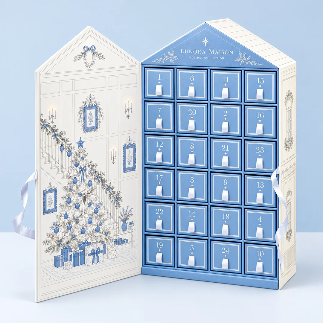 Cardboard Advent Calendar boxes