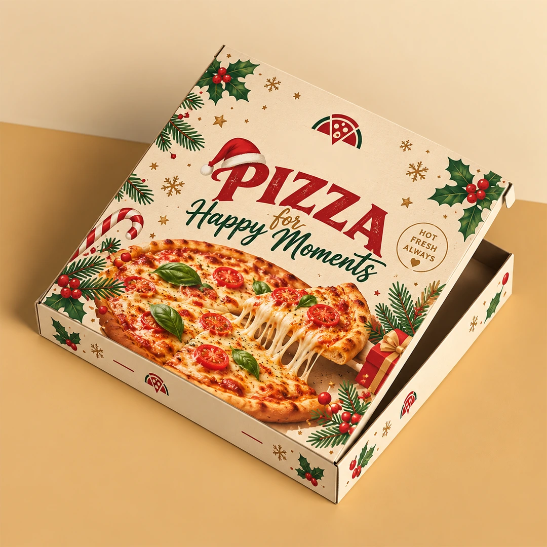 best christmas pizza box