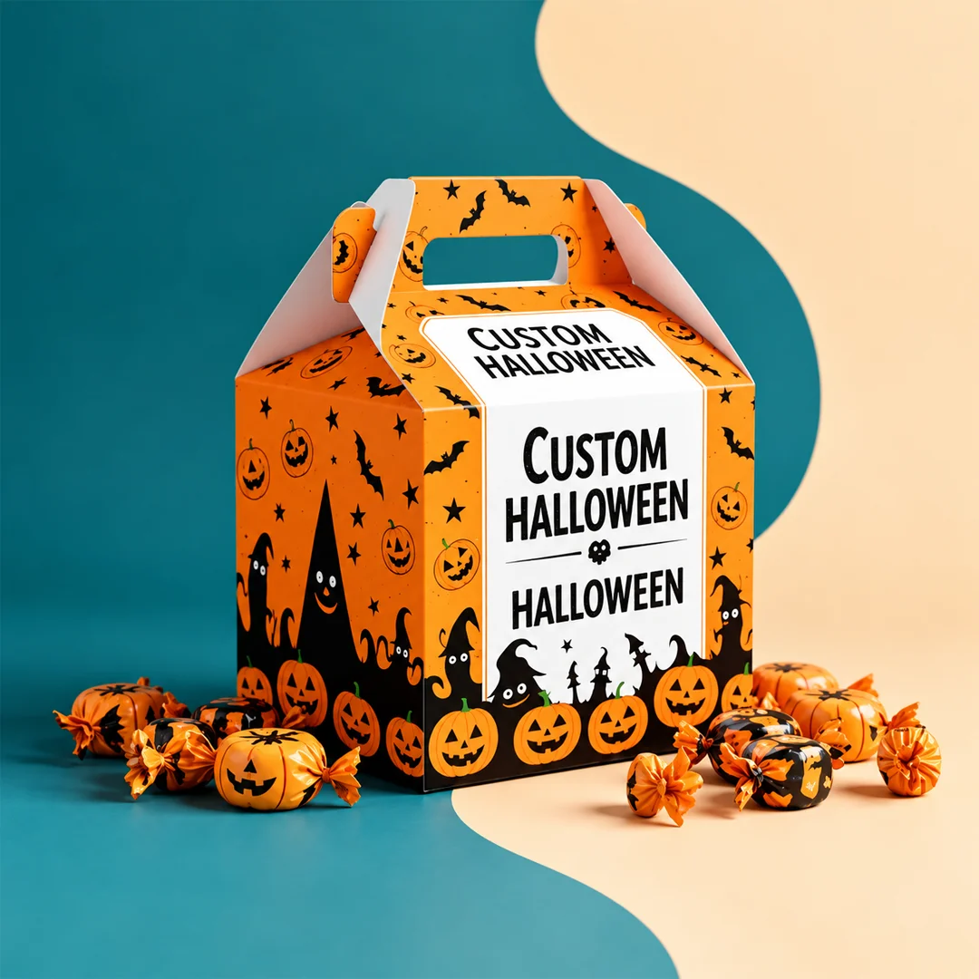 halloween cardboard boxes AU